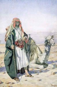 Lieutenant Richard Burton in Arab Dress, 1854 by Thomas Seddon