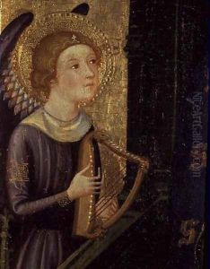 Angel playing a Harp