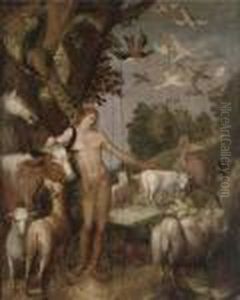 The Naming Of The Animals In The Garden Of Eden