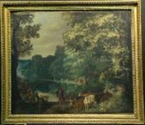 Landscape With Cattle And Drovers