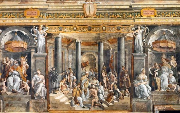 The Baptism of Constantine - view 1