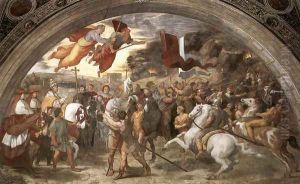 The Meeting between Leo the Great and Attila by Raphael