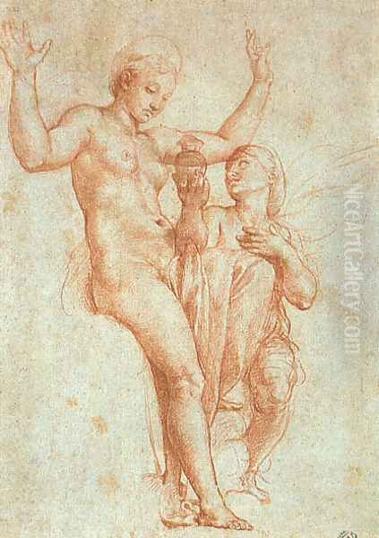 Psyche Offering Venus the Water of Styx - view 1