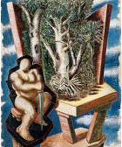 Senza Titolo (paradiso Terrestre) by Alberto Savinio