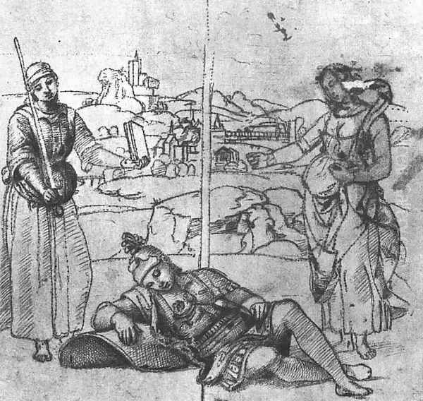 The Knight's Dream (study) - view 1