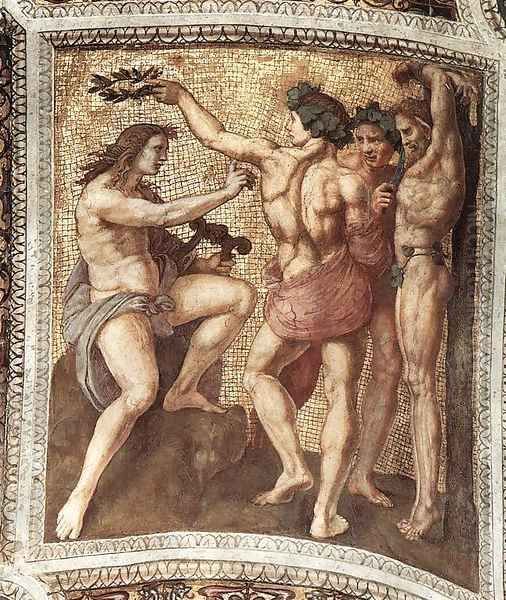 Apollo and Marsyas (ceiling panel) - view 1