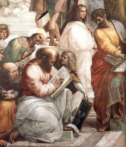 The School of Athens (detail) 3 by Raphael