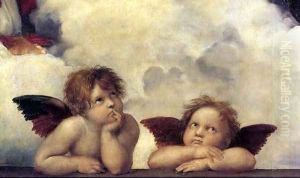 The Sistine Madonna (detail) 2 by Raphael