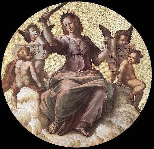 Justice (ceiling tondo) - view 1