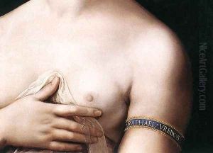 La Fornarina (detail) by Raphael