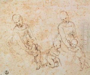 Madonna and Child and the Young St John by Raphael