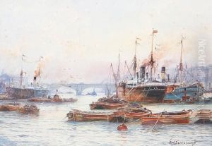 London Bridge by William Harrison Scarborough