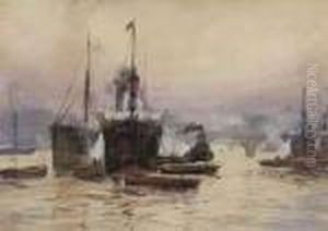 Boating On The River Thames, London