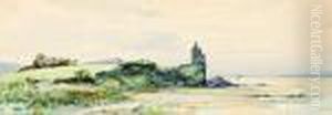 Estuary At Low Tide by William Harrison Scarborough
