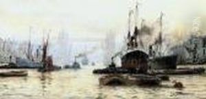 The Tower Bridge by William Harrison Scarborough