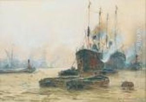 Woolwich Reach by William Harrison Scarborough