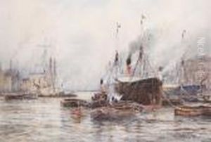 Pool Of London by William Harrison Scarborough