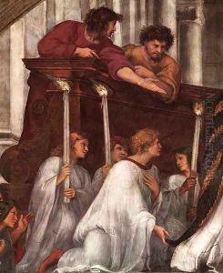 The Mass at Bolsena (detail) by Raphael