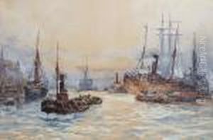 Pool Of London by William Harrison Scarborough