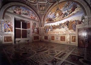 View of the Stanza della Segnatura by Raphael