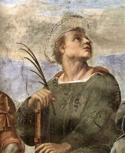 La Disputa (detail) 5 by Raphael