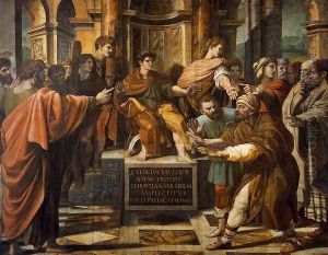 St Paul before the Proconsul 2 by Raphael