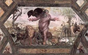 The Creation of the Animals 2 by Raphael