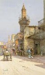 Une Rue Du Mousky by Spyridon Scarvelli