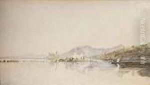 The Islands Of Pontikonissi And Vlacherna by Spyridon Scarvelli