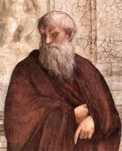The School of Athens (detail) 5 by Raphael