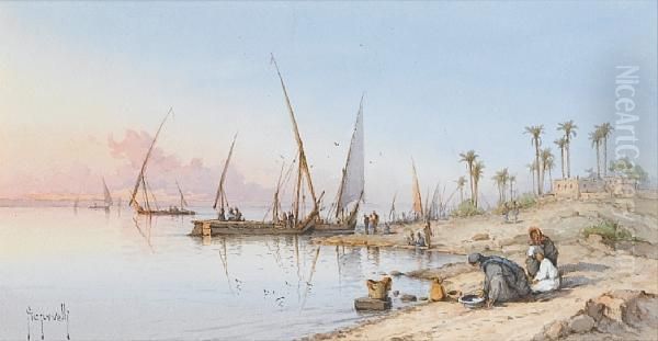 Paysage A Rue Du Nil A Rod-el-farraq - view 1