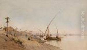 A View Of Old Cairo by Spyridon Scarvelli