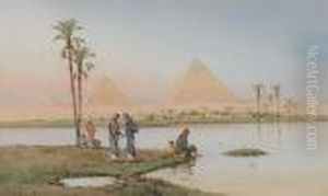 View Of The Pyramids At Giza; View Of Thesphinx With The Pyramids Beyond
