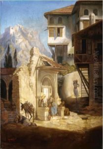 View Of Nafplion by Spyridon Scarvelli