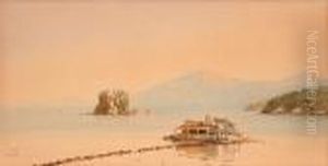 The Islands Of Pontikonissi And Vlacherna, Corfu by Spyridon Scarvelli
