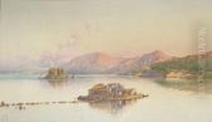 View Of Corfu With Pontikonissi And Vlacherna by Spyridon Scarvelli