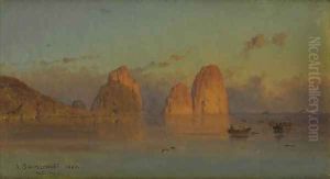 Boaters at Sunset