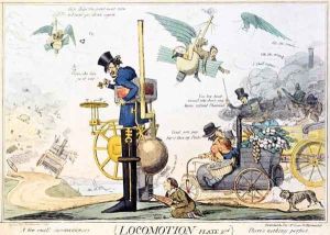 Locomotion, Plate 2nd, published by Thomas McLean, c.1835 by Robert Seymour