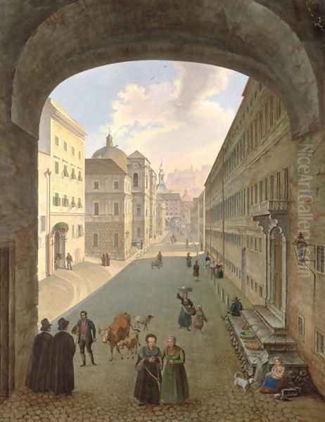 Palais Lodron, Salzburg, 1833 - view 1