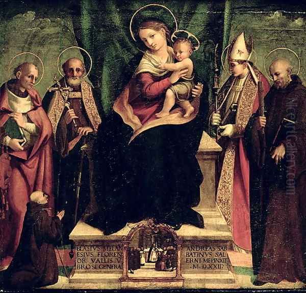 The Virgin and Child enthroned with Saints - view 1
