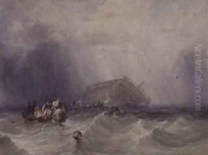 The Wreck of the Circassian by George Clarkson Stanfield