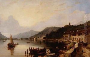 Lago dIseo, Italy by George Clarkson Stanfield