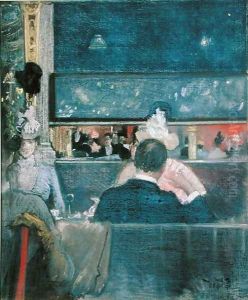 At the Cafe Royal, 1888 by Sidney Starr