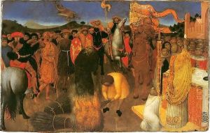 Death of the Heretic on the Bonfire 1423