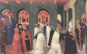 Miracle of the Eucharisty 1423 by Stefano Di Giovanni Sassetta