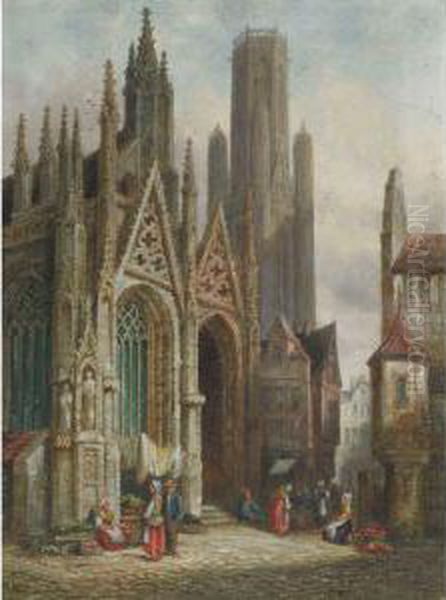 St. Maclou Rouen, Normandy - view 1