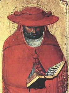 St Jerome (detail) 1423 by Stefano Di Giovanni Sassetta