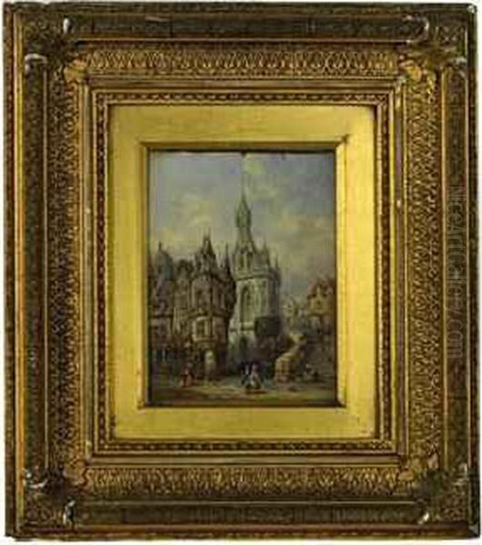 Continental Town Scene - view 1