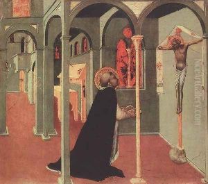 St Thomas Before the Cross 1423 by Stefano Di Giovanni Sassetta
