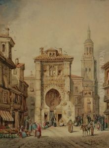 Casa Del Carban, Granada, Spain by Henry Thomas Schafer